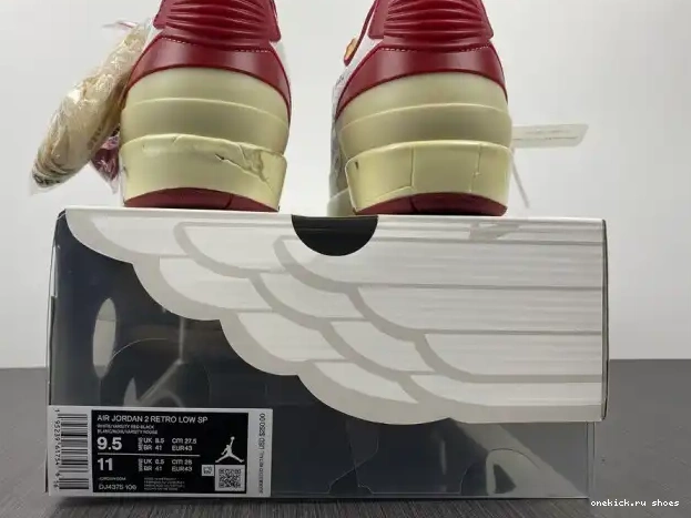 Rep Jordan Retro Low Red DJ4375-106 SP 2 Off-White White 0327